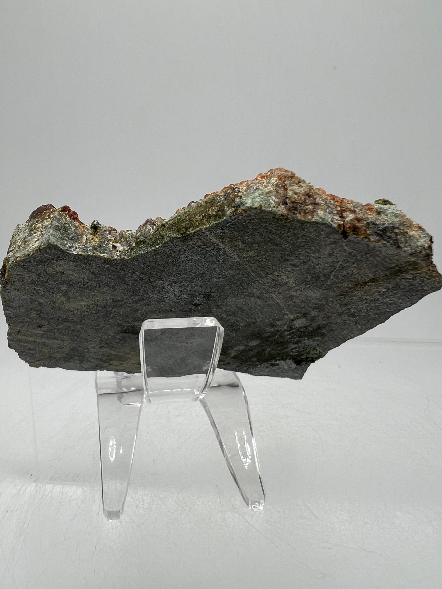 Epidote And Spessartite Garnet Specimen. Gorgeous Colors With Amazing Crystals.