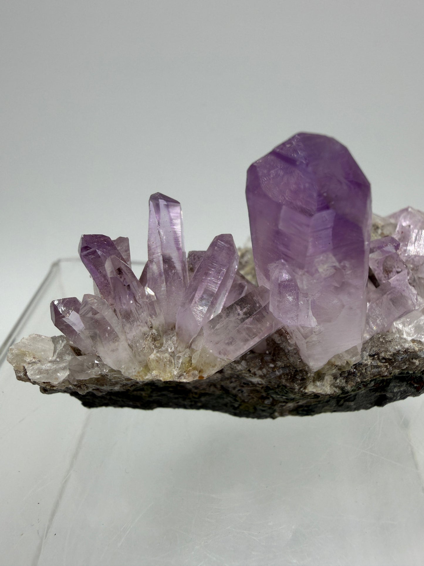 Veracruz Amethyst Display Cluster. Gorgeous Deep Purple High Quality Specimen. World Famous Rare Amethyst