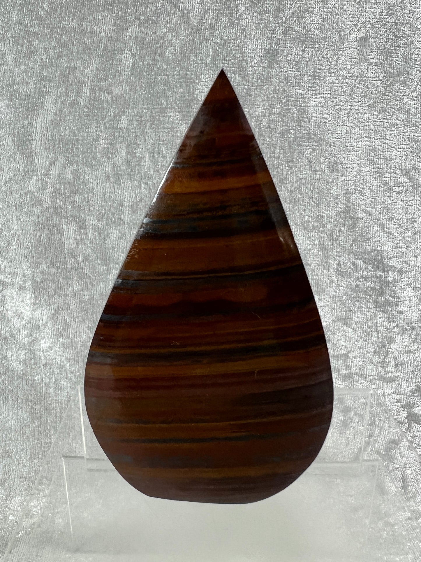 Tiger Iron Crystal Flame. Gorgeous Rare Display Flame With Amazing Flash.