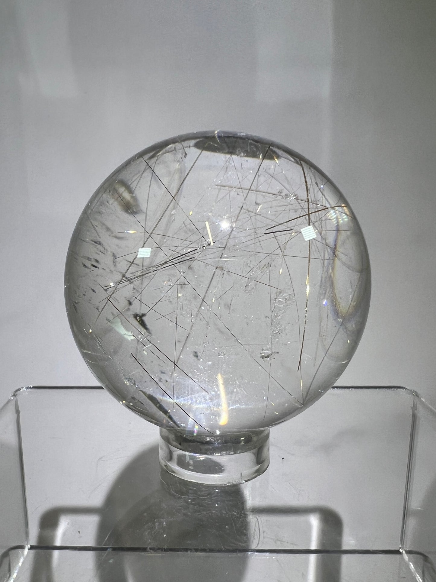 Rutile Quartz Sphere. High Quality Golden Rutilated Quartz. Stunning Display Sphere