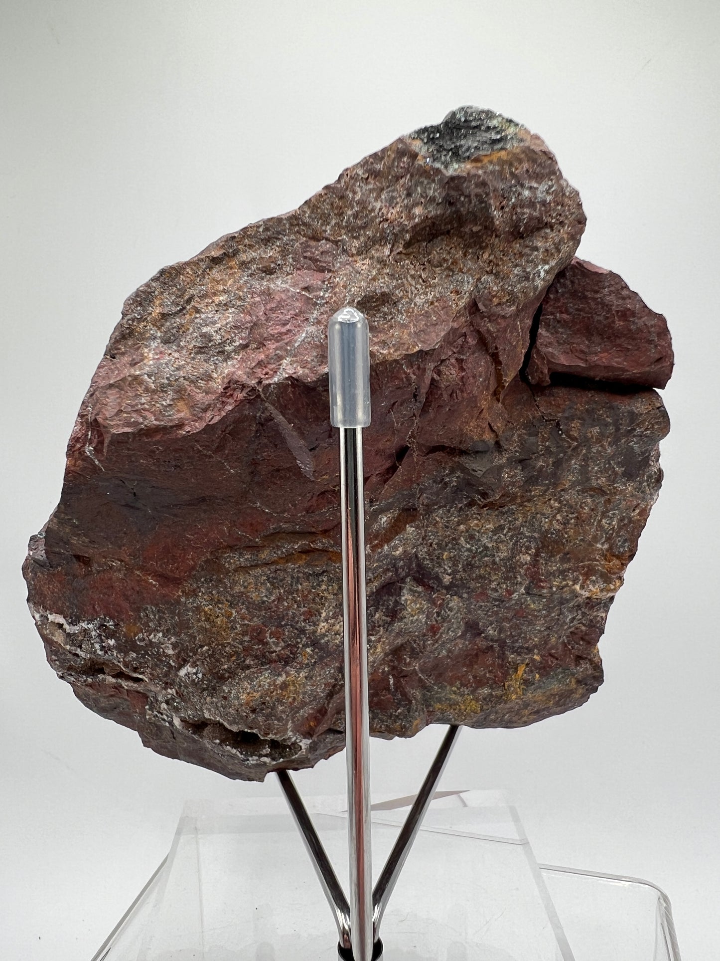 Libethenite Crystal Specimen. Rare Mineral Specimen With Malachite. Flashy Display Crystal