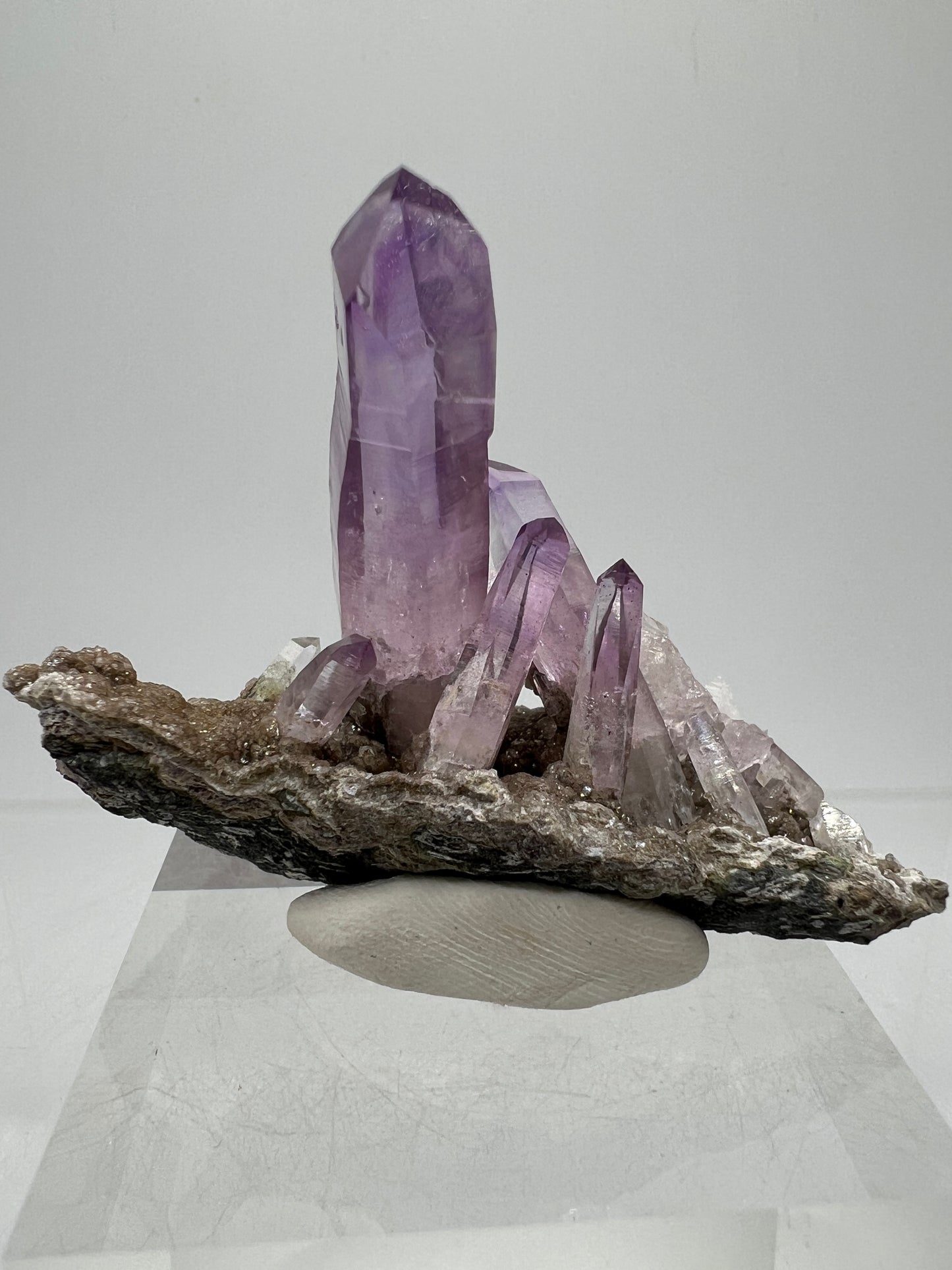 Veracruz Amethyst Display Cluster. Gorgeous Deep Purple High Quality Specimen. World Famous Rare Amethyst