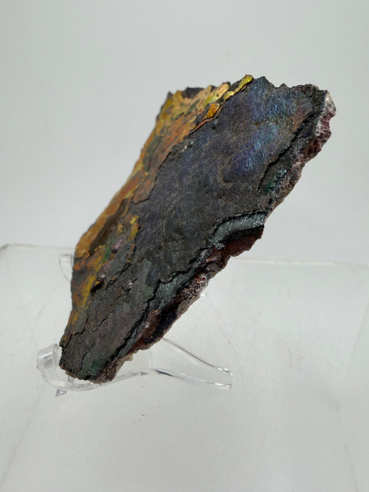 Turgite From Chihuahua, Mexico. Stunning Iridescent Rainbow Flash. Amazing Hematite Goethite Mineral Specimen.
