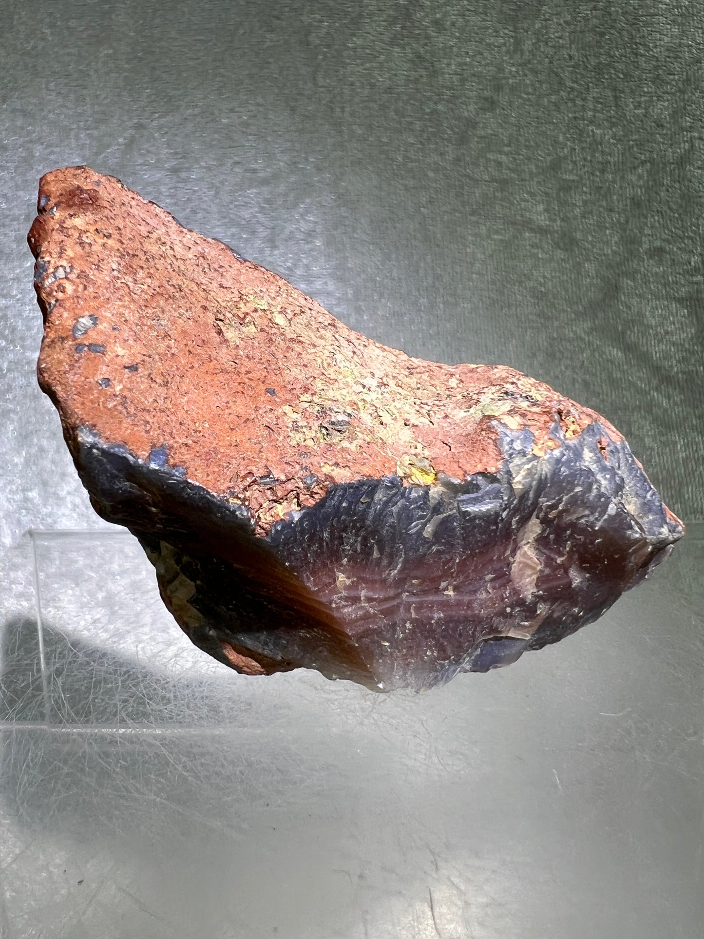 Red Sashe River Agate Freeform. Incredible Semi Polished Freeform From Zimbabwe. High Quality Rare Display Crystal