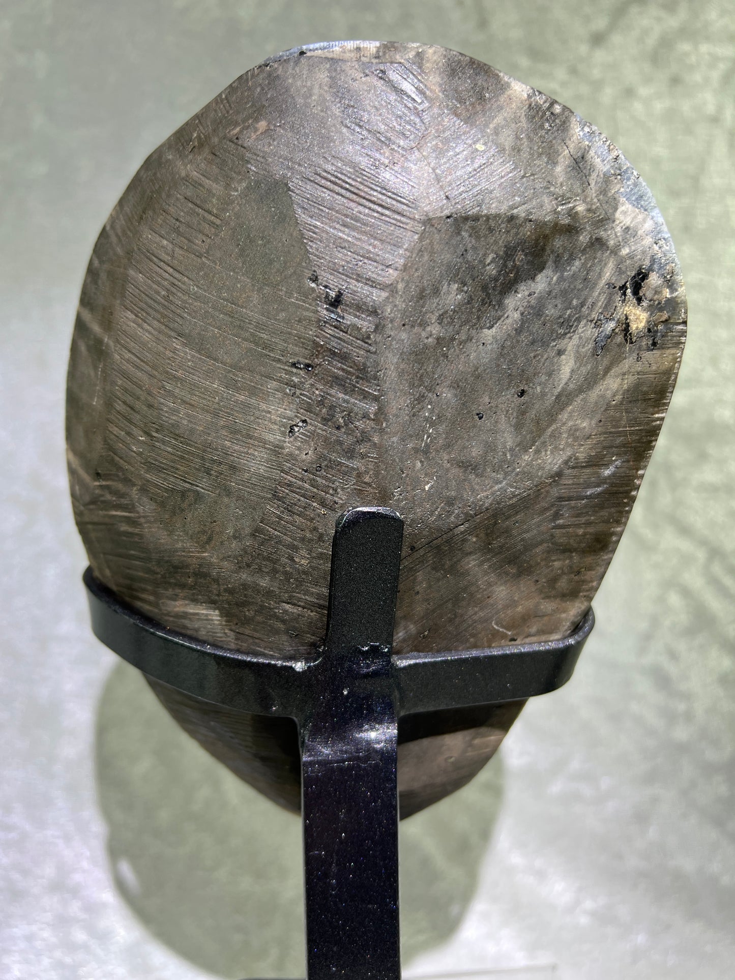 Amethyst Geode Specimen. World Class Uruguayan Specimen. Stunning Top Quality Statement Piece! Custom Made Steel Stand