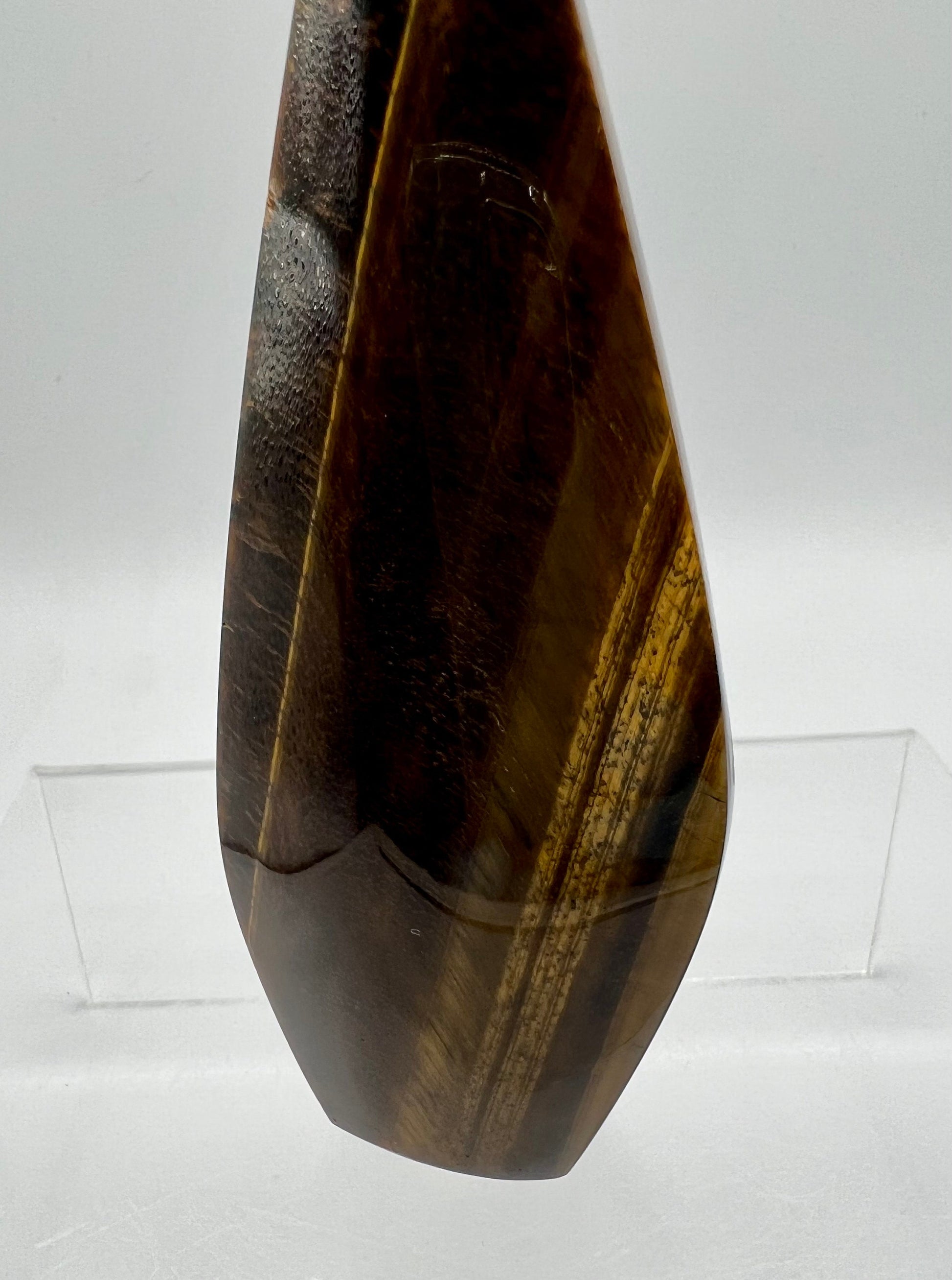 Golden Tigers Eye Flame. Stunning Crystal Freeform Flame. Hand Selected High Quality.