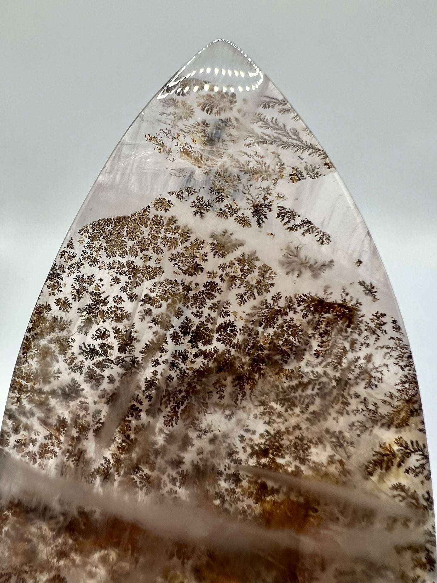 Dendritic Quartz Freeform Flame. Rare High Quality Crystal. Very Unique Crystal.