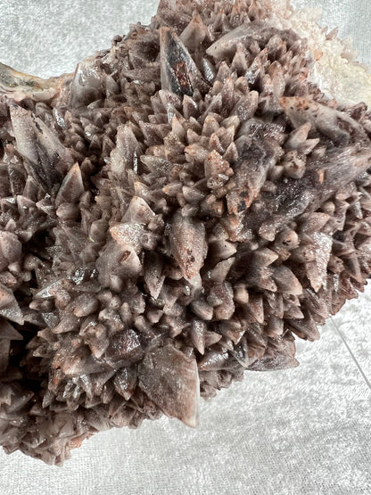 Large Purple Dogtooth Calcite Specimen. 3.2 lbs. Stunning Rare Color Calcite With Incredible Spikes.
