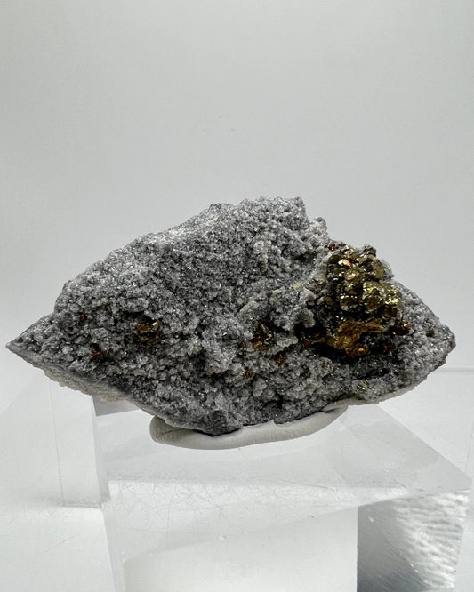 Stunning Pyrite And Sphalerite Specimen. Beautiful Pyrite On Sugar Druzy Matrix.