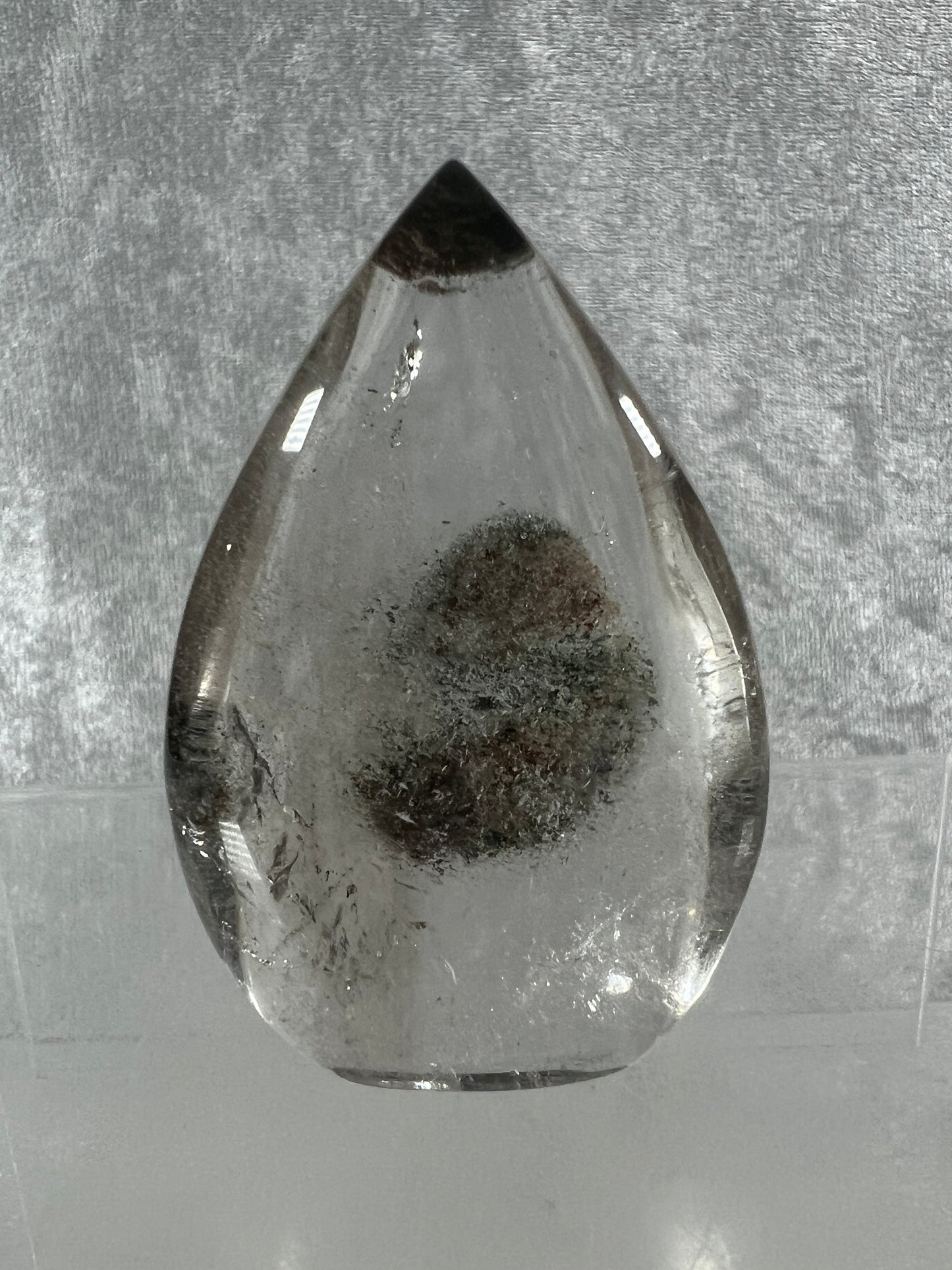 Garden Quartz Crystal Flame. Gorgeous Four Seasons Landscape. Rare Lodolite Quartz Flame