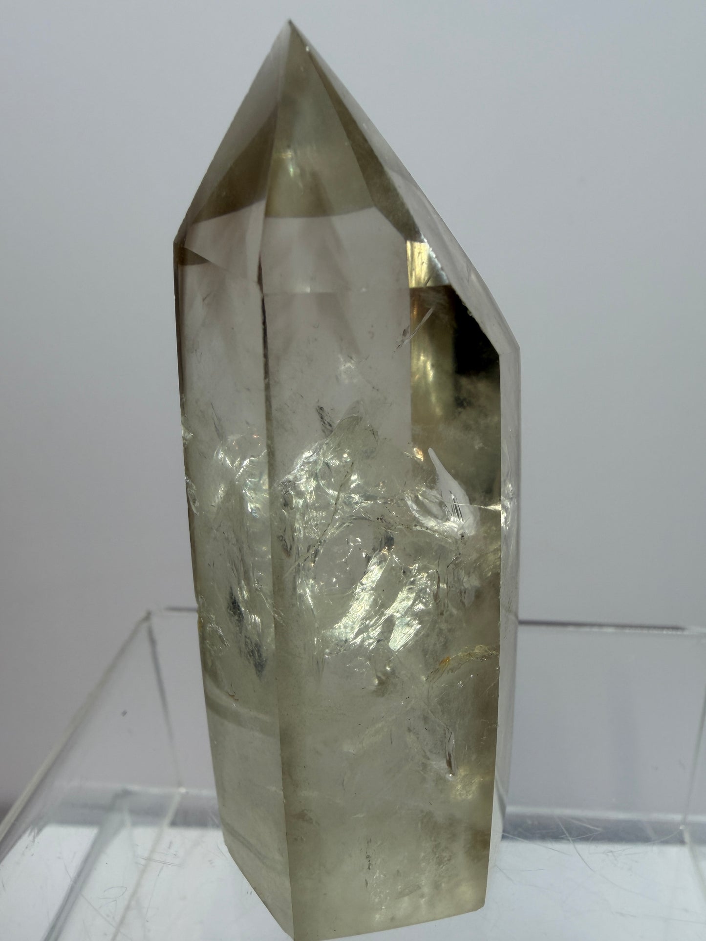 Smoky Quartz Tower. High Quality Tower From Madagascar. Great Clarity And Color.