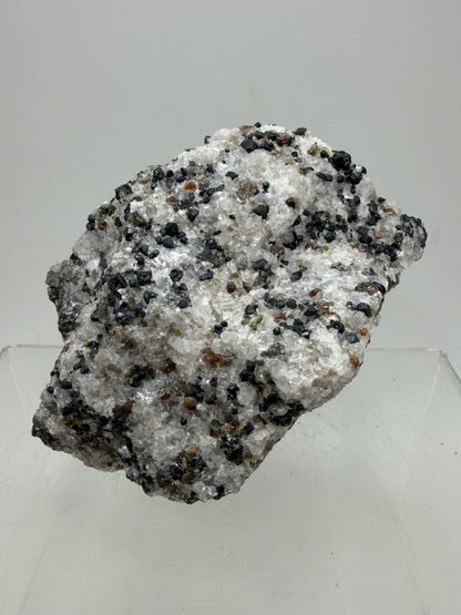 Franklinite, Willemite, And Calcite UV Specimen. Beautiful UV Reactive Crystals With Stunning Colors. High Quality Display Crystal