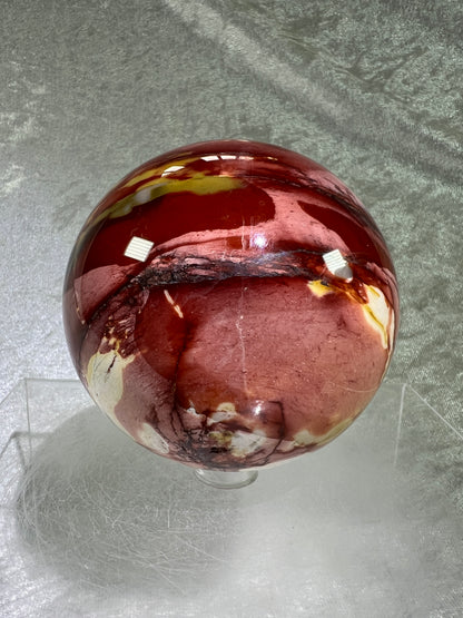 Mookaite Crystal Sphere. 76mm. Amazing Colors And Patterns. High Quality Collectors Sphere.