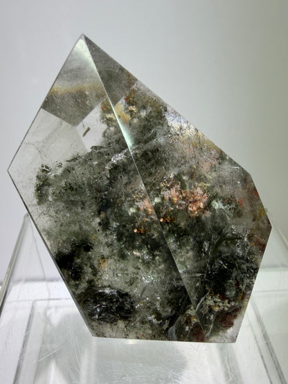 Garden Quartz Polished Freeform. Beautiful Four Seasons Landscape. High Quality Crystal. Very Full And Colorful.