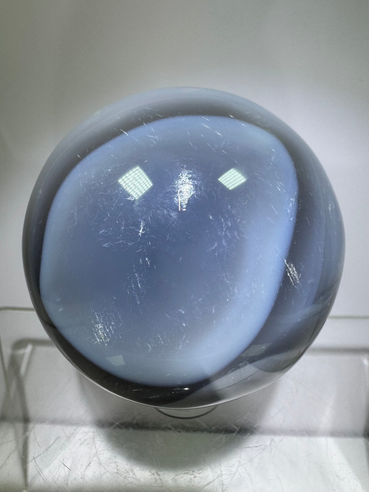 Banded Agate Crystal Sphere. 57mm. Beautiful Display Sphere From Madagascar. Gorgeous Colors And Banding.