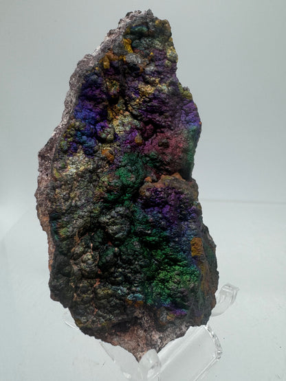 Turgite From Chihuahua, Mexico. Gorgeous Iridescent Rainbow Flash. Amazing Hematite Goethite Mineral Specimen.