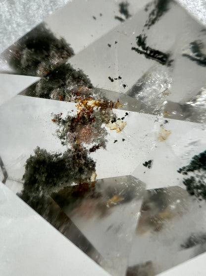 Garden Quartz Polished Freeform. High Quality Four Seasons Landscape Quartz. Gorgeous Pastel Colors. Amazing Polished Lodolite Freeform.