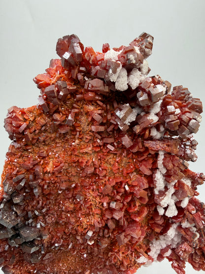 Vanadinite Crystal Specimen. Large High Quality Crystal Cluster. Gorgeous Mineral Specimen From Morocco