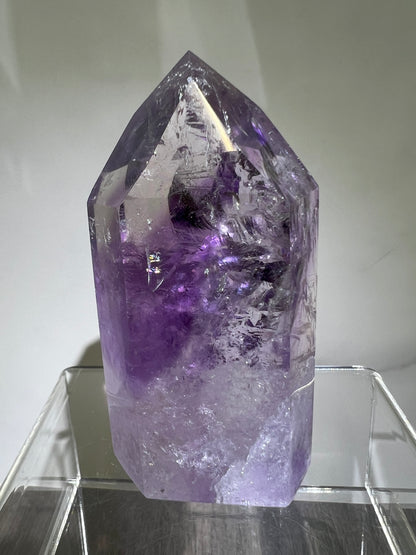 Phantom Amethyst Tower. Rare Amethyst With Amazing Rainbows. High Quality Beautiful Crystal.