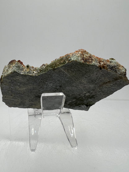 Epidote And Spessartite Garnet Specimen. Gorgeous Colors With Amazing Crystals.