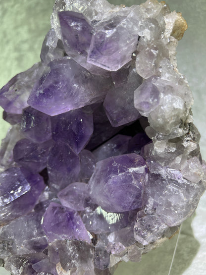 Jacaranda Amethyst Cluster. XL Amethyst Specimen From Zambia. High Quality Display Crystal.