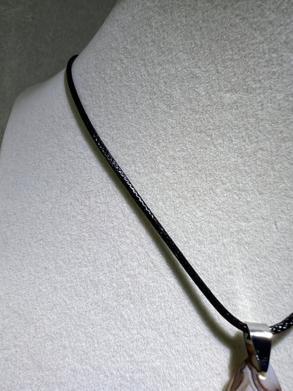 Gobi Agate Pendant. Beautiful Brown And White Gobi Desert Agate. World Famous Rare Botryoidal Chalcedony. Very Unique Crystal Necklace!