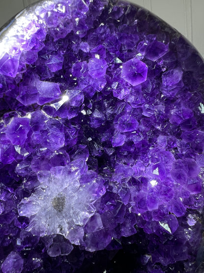 Extra Large Amethyst Geode Specimen - Uruguayan AAA Quality with Custom Stand