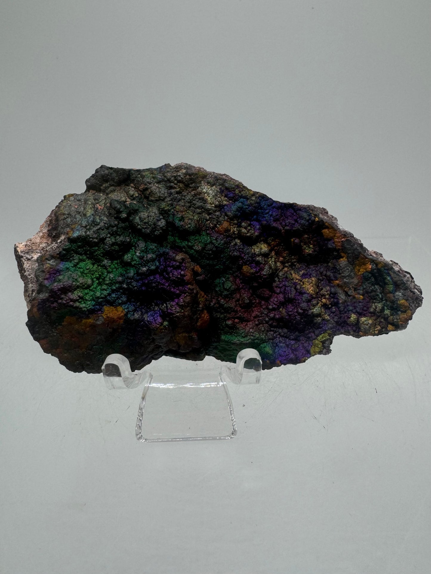 Turgite From Chihuahua, Mexico. Gorgeous Iridescent Rainbow Flash. Amazing Hematite Goethite Mineral Specimen.
