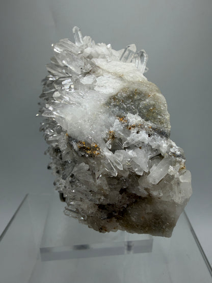 Needle Quartz Cluster. High Quality Large Clear Quartz Specimen. Gorgeous Very Fine Quartz Points.