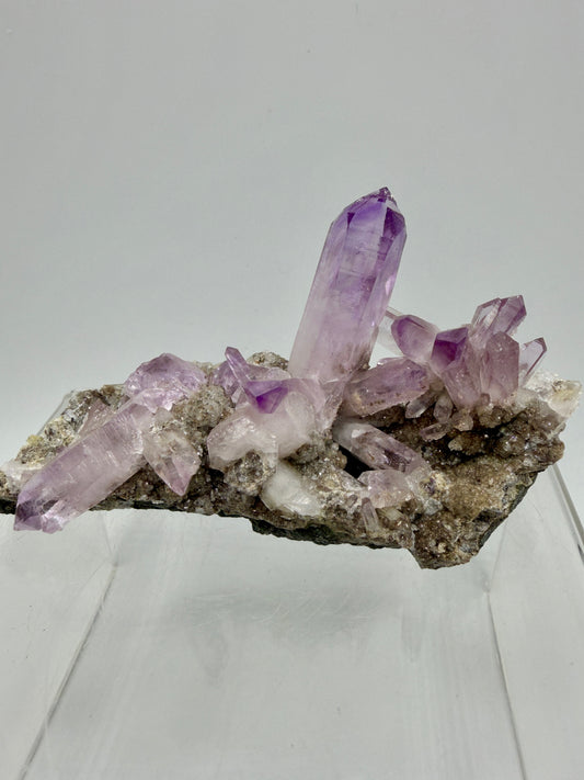 Veracruz Amethyst Display Cluster. Gorgeous Deep Purple High Quality Specimen. World Famous Rare Amethyst