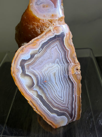 Sashe River Agate Freeform. Incredible Semi Polished Freeform From Zimbabwe. High Quality Rare Display Crystal