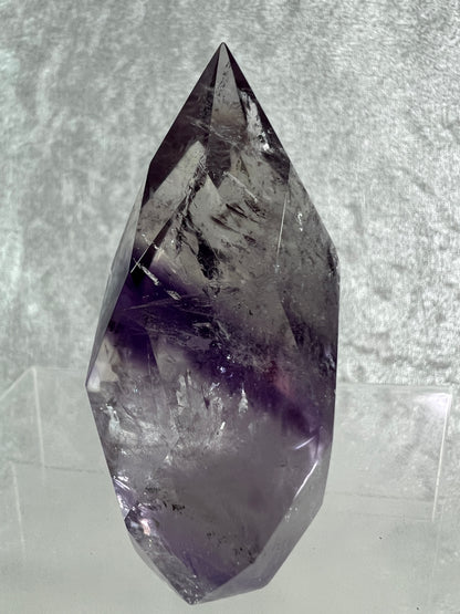 Phantom Amethyst Faceted Flame. Incredible Faceted Amethyst With Amazing Phantoms. High Quality Rare Crystal.