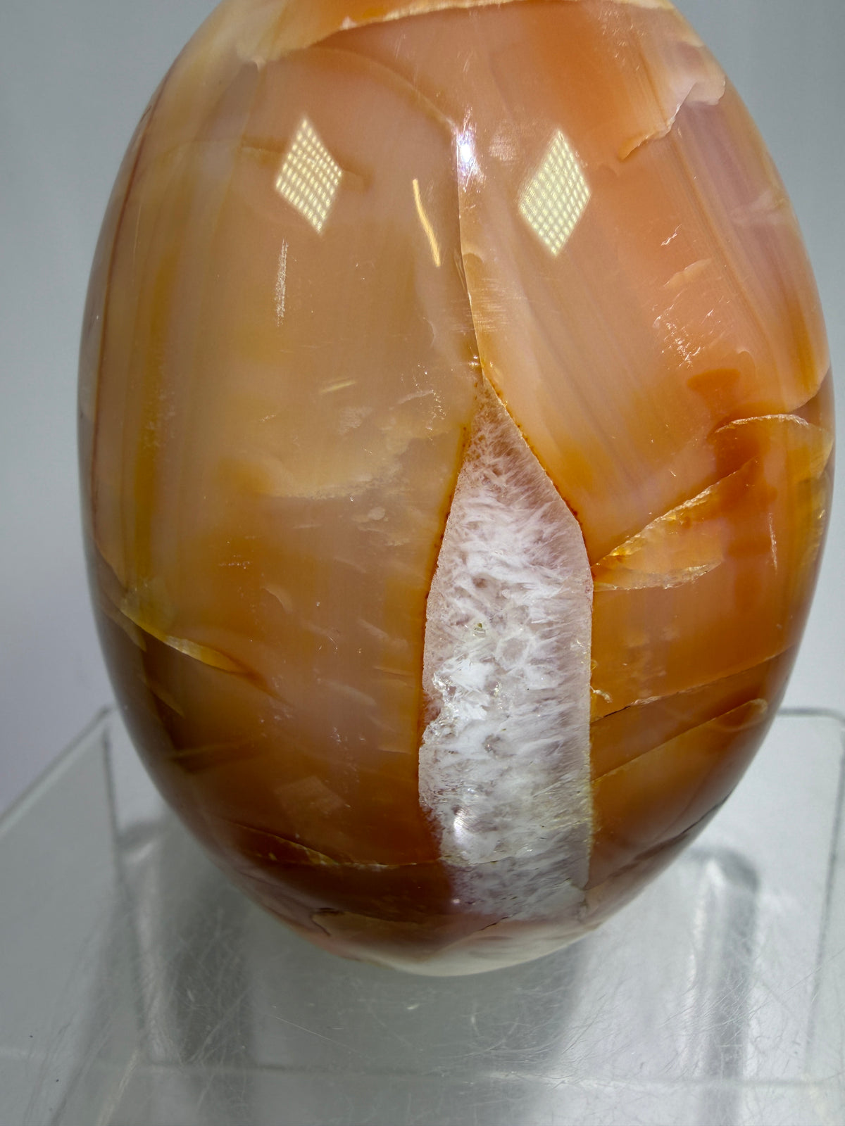 Carnelian Polished Freeform. Stunning Agate From Madagascar. Amazing Colors On This High Quality Crystal