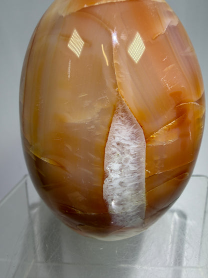 Carnelian Polished Freeform. Stunning Agate From Madagascar. Amazing Colors On This High Quality Crystal