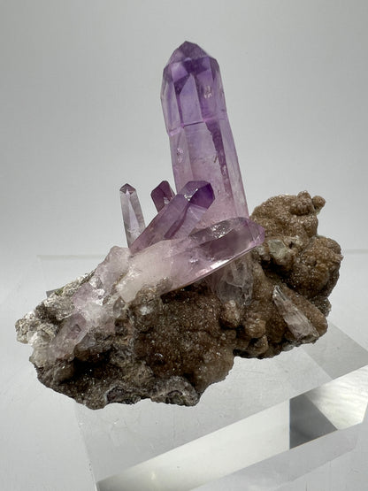 Veracruz Amethyst Display Cluster. Gorgeous Deep Purple High Quality Specimen. World Famous Rare Amethyst