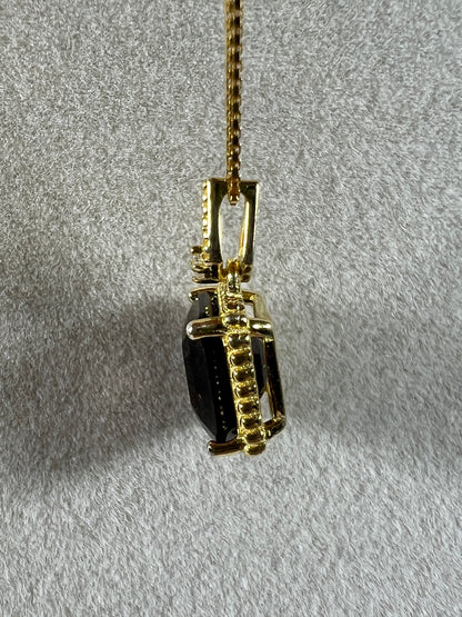 Smoky Quartz Crystal Pendant. Stunning Quality Crystal Necklace. S925 Setting And Necklace. Gorgeous Natural Gemstone