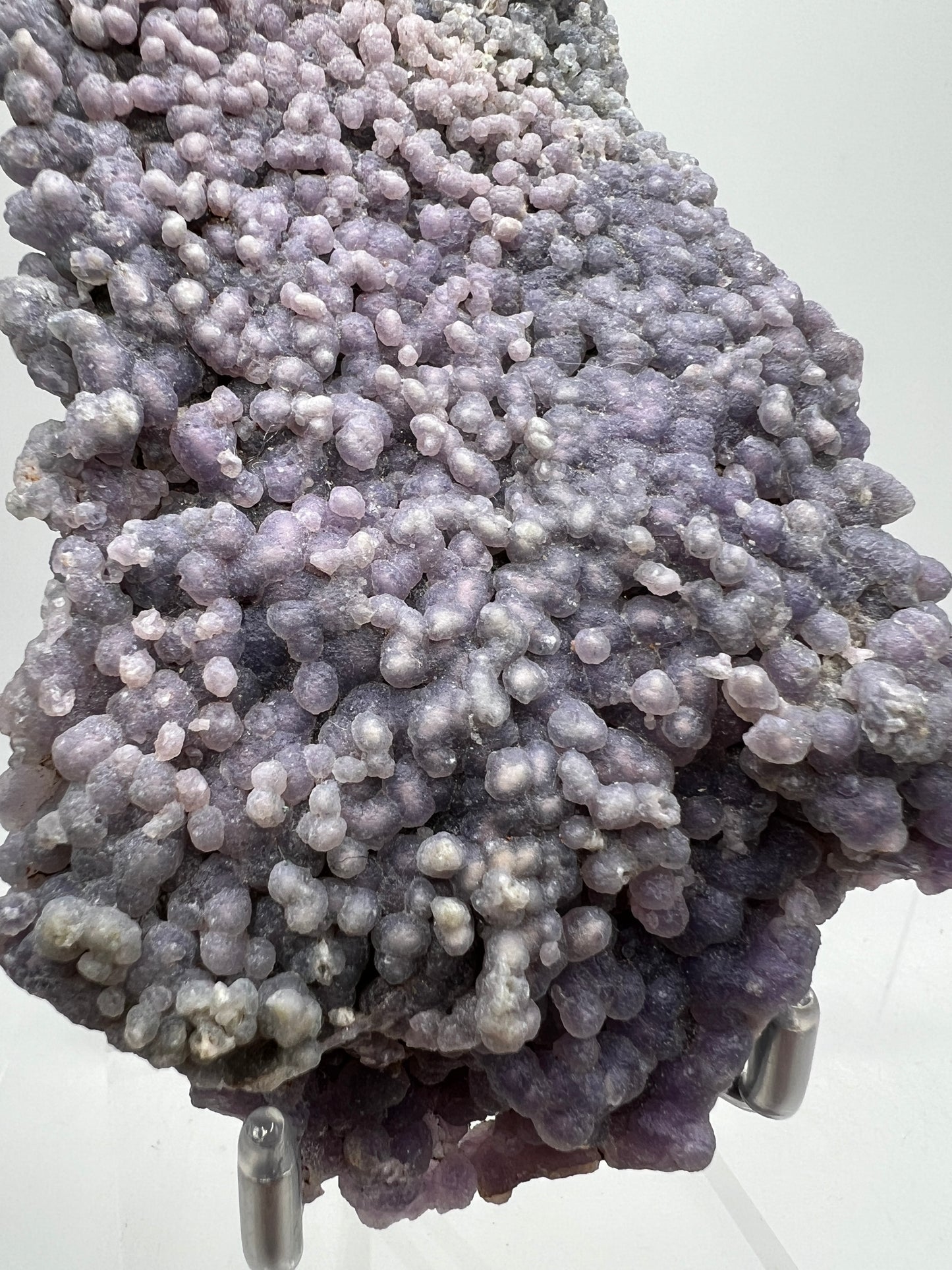 Grape Agate Crystal Specimen. Beautiful Botryoidal Clusters. Amazing Colorful Mineral Specimen From Indonesia.