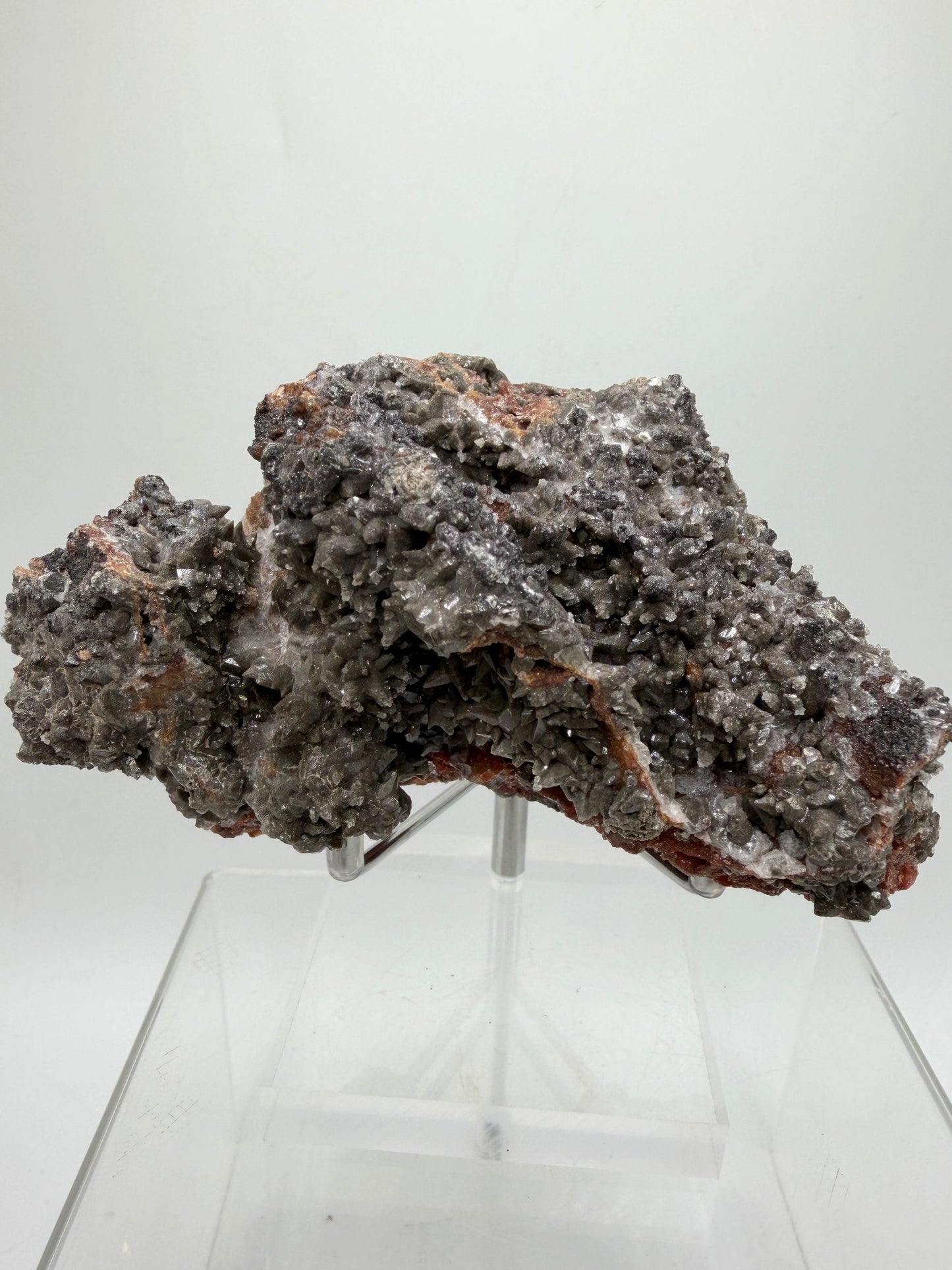 Dogtooth Calcite Specimen. Gorgeous High Quality Mineral From Mexico. Amazing Rare Colors And Clusters