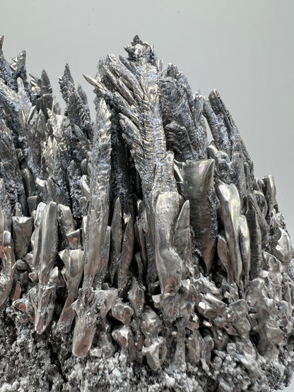 Magnesium Raw Specimen. Very Cool And Unique Cluster. Beautiful Flashy Display Crystal