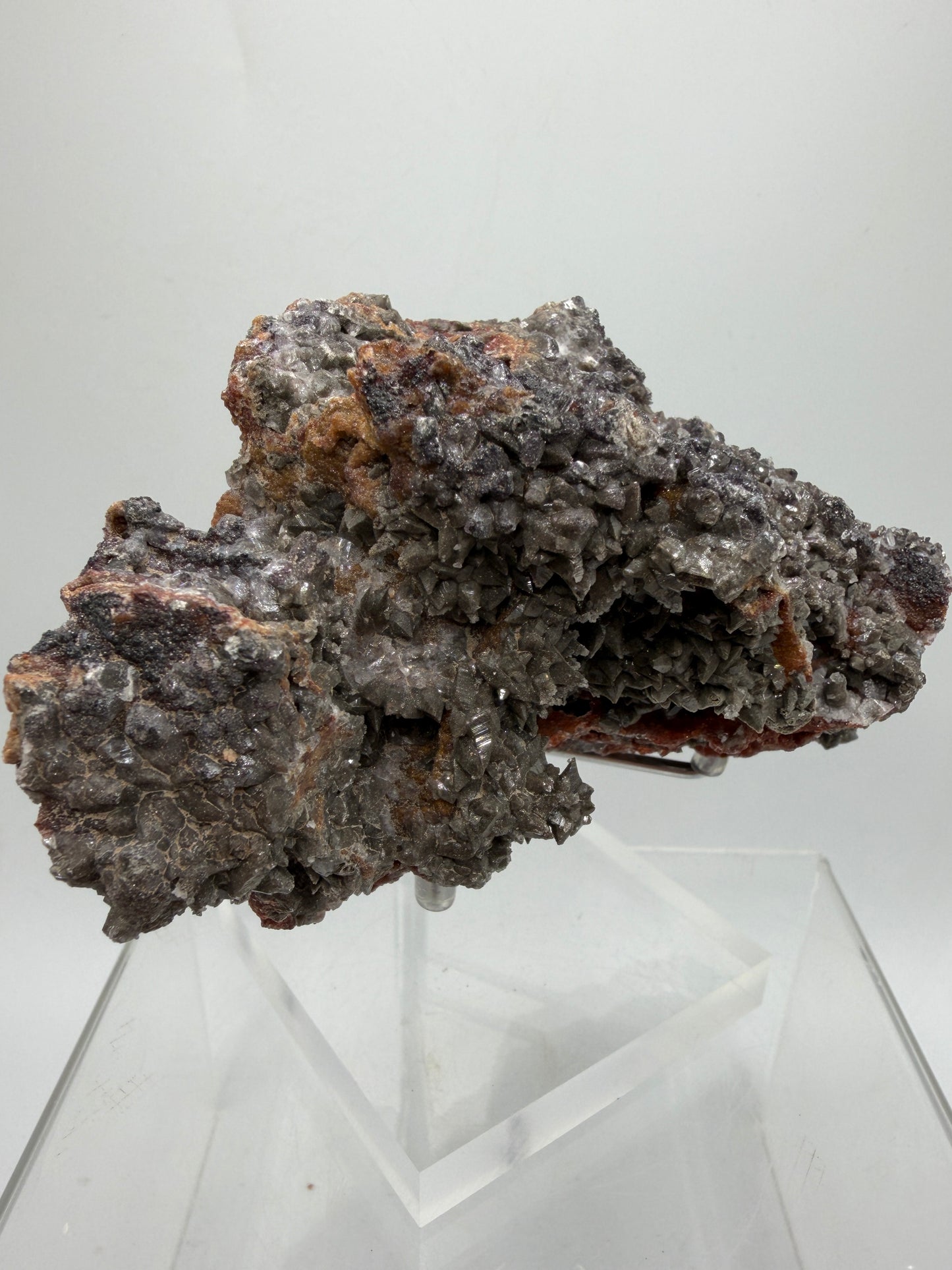 Dogtooth Calcite Specimen. Gorgeous High Quality Mineral From Mexico. Amazing Rare Colors And Clusters