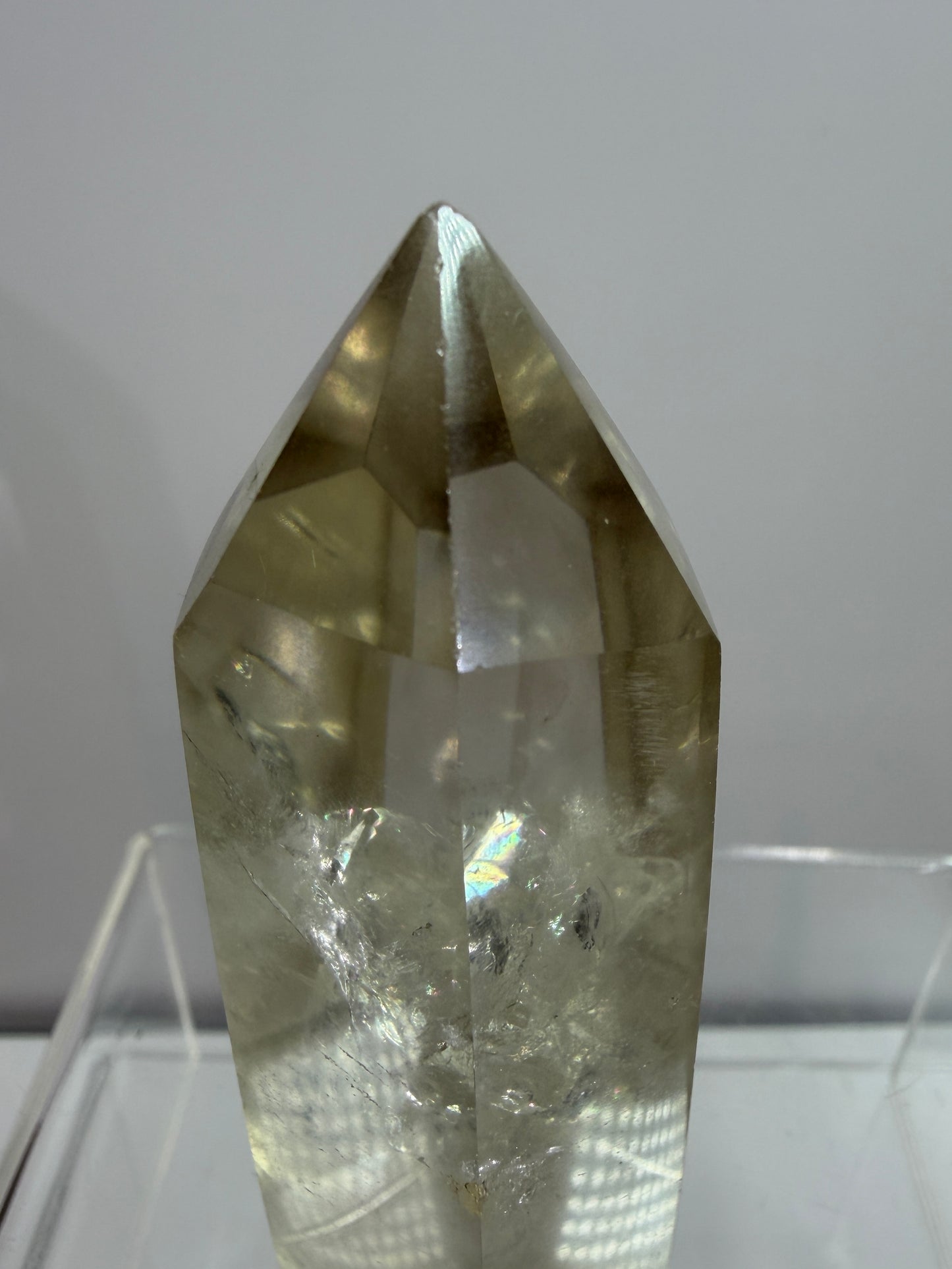 Smoky Quartz Tower. High Quality Tower From Madagascar. Great Clarity And Color.