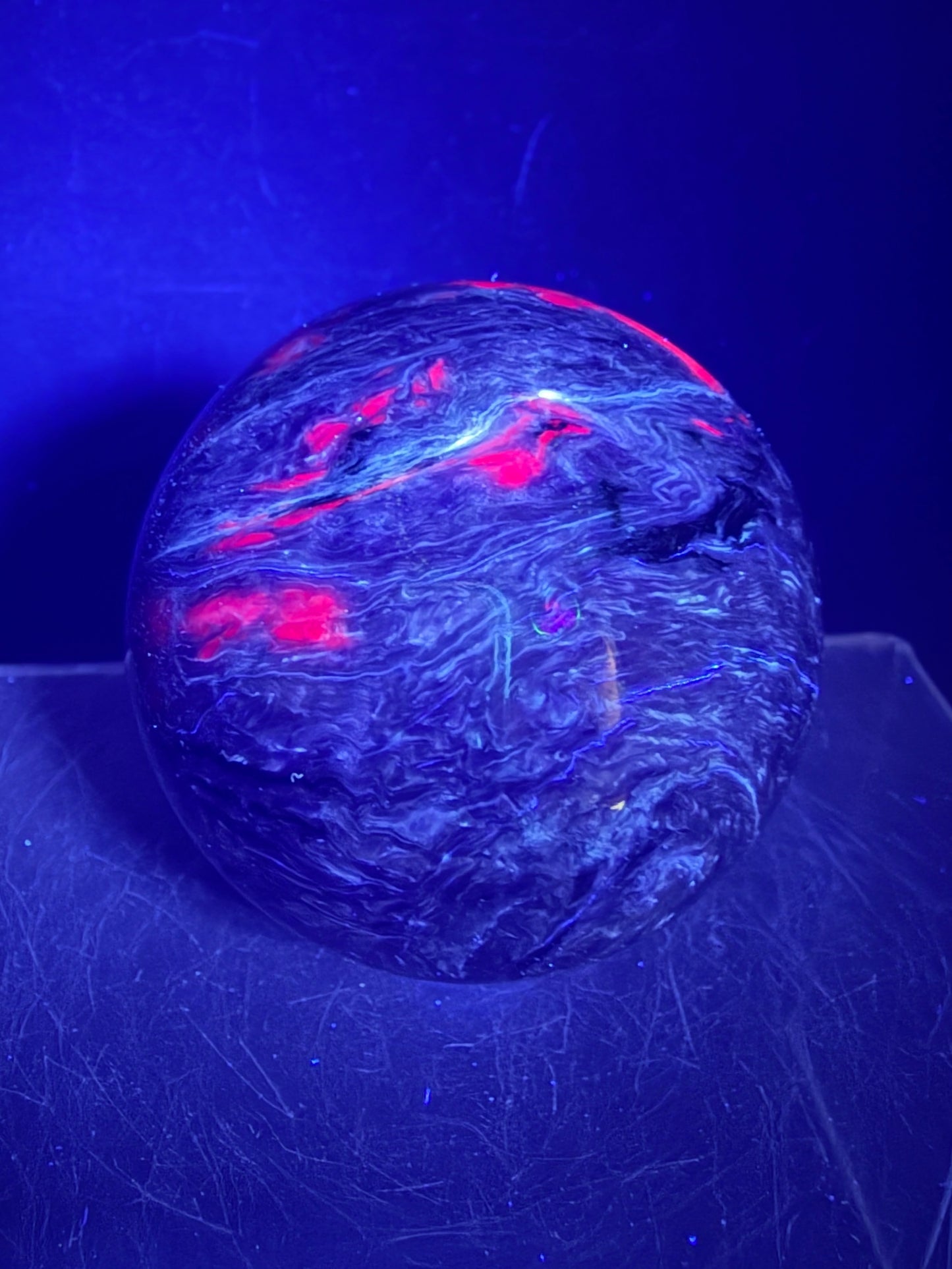Charoite Crystal Sphere. 50mm. High Quality Beautiful Crystal. Amazing Patterns And Flash. Stunning Rare Crystal
