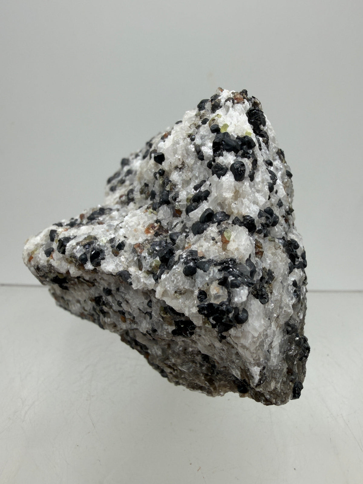 Franklinite, Willemite, And Calcite UV Specimen. Beautiful UV Reactive Crystals With Stunning Colors. High Quality Display Crystal