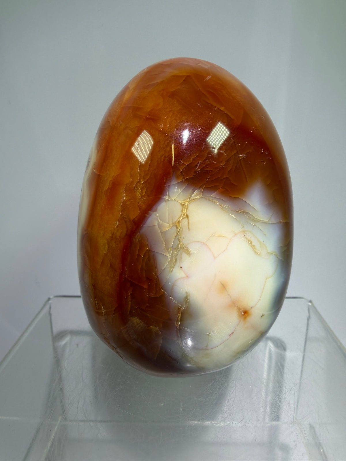 Carnelian Polished Freeform. Stunning Agate From Madagascar. Amazing Colors On This High Quality Crystal