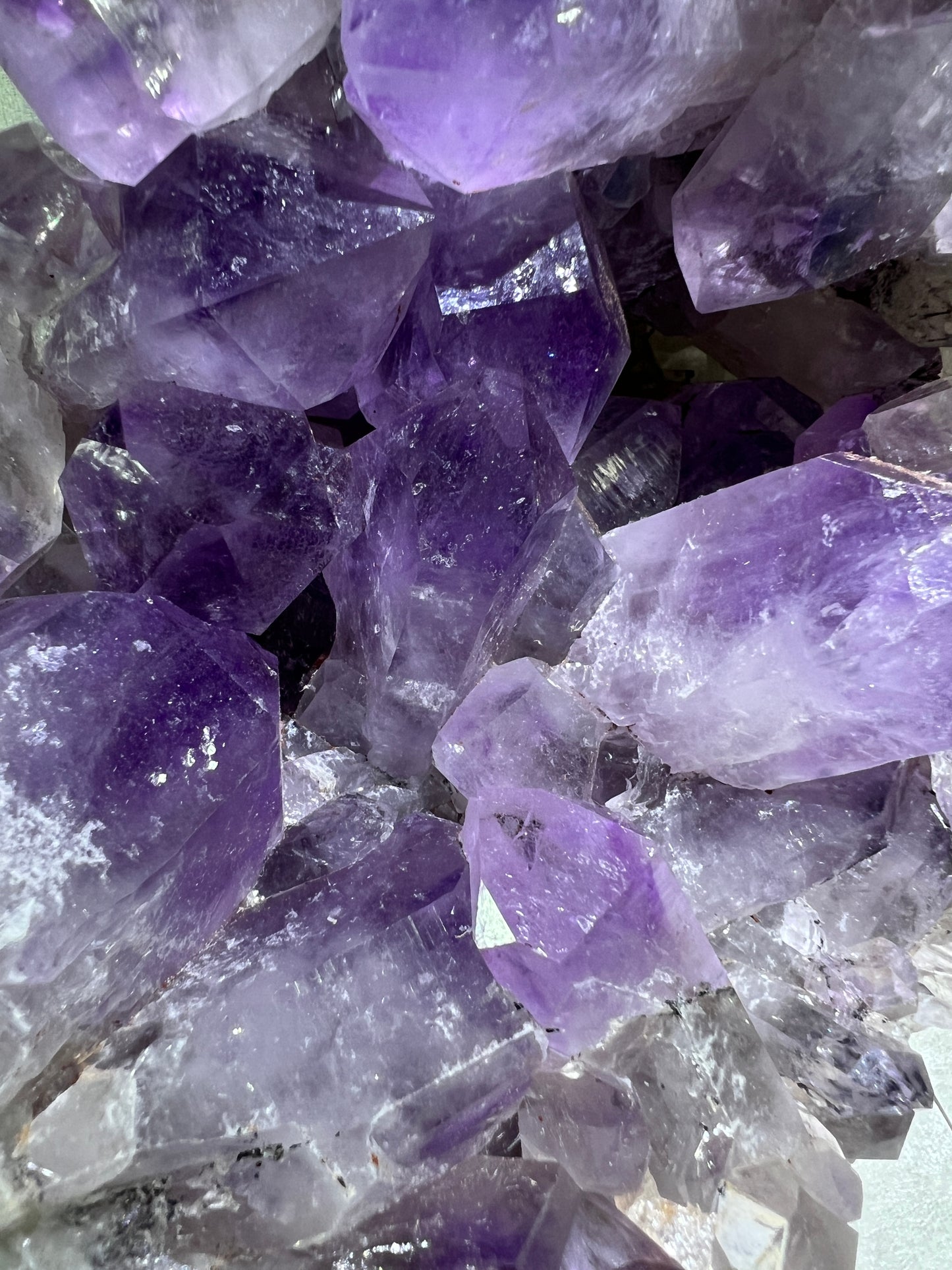 Jacaranda Amethyst Cluster. XL Amethyst Specimen From Zambia. High Quality Display Crystal.