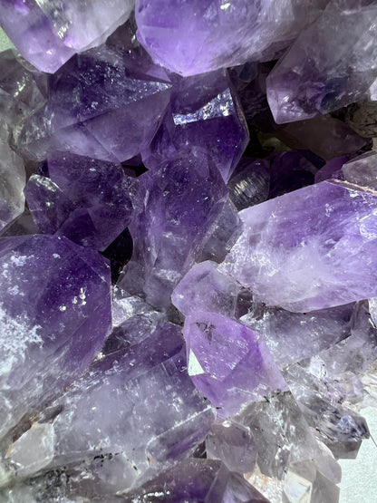 Jacaranda Amethyst Cluster. XL Amethyst Specimen From Zambia. High Quality Display Crystal.