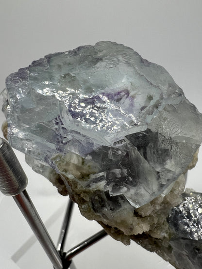 Fluorite Display Specimen. World Famous Yaogangxian Fluorite Cubes. Amazing Clear Porcelain Fluorite Cubes. High Quality Mineral Specimen.