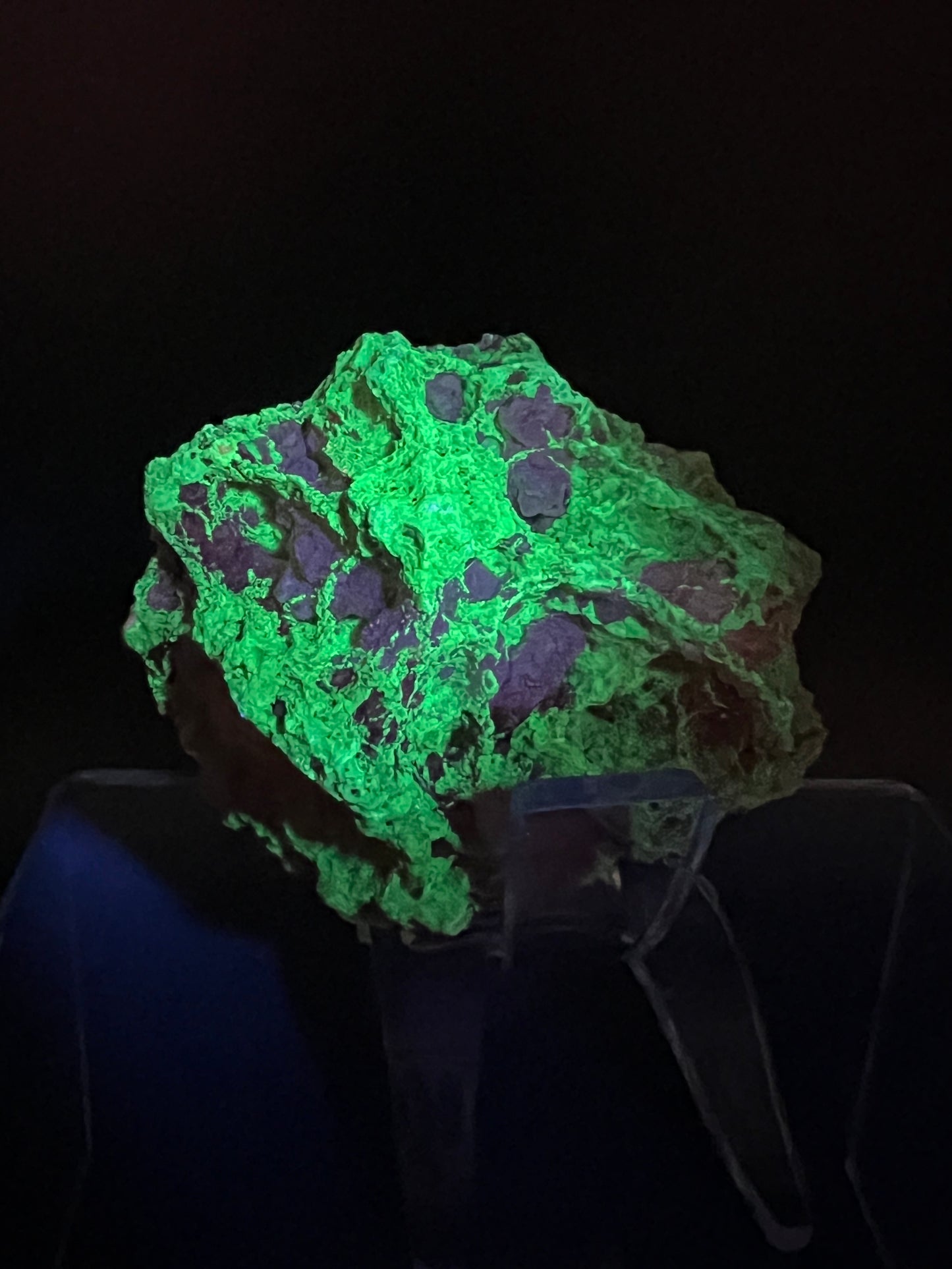 Watermelon Calcite Specimen. New Discovery From Argentina. Stunning UV Reactive Display Crystal.