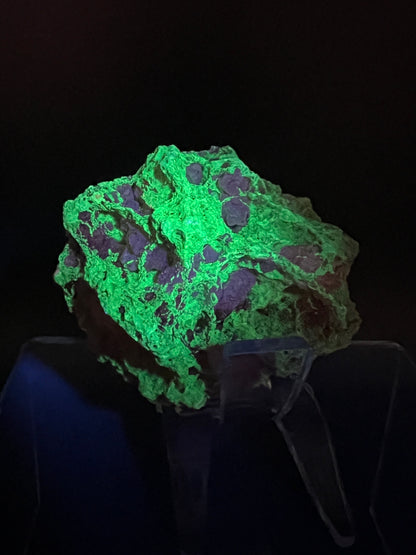 Watermelon Calcite Specimen. New Discovery From Argentina. Stunning UV Reactive Display Crystal.