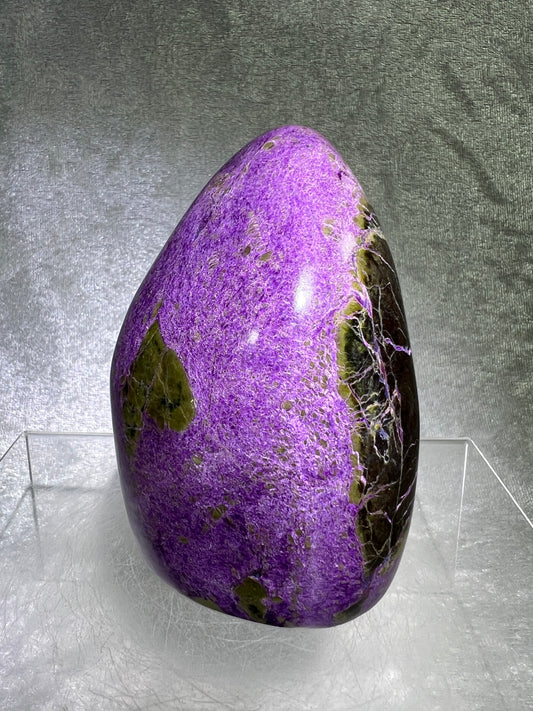 Stichtite In Serpentine Polished Freeform. Gorgeous High Quality Display Crystal. Amazing Atlantisite Freeform.